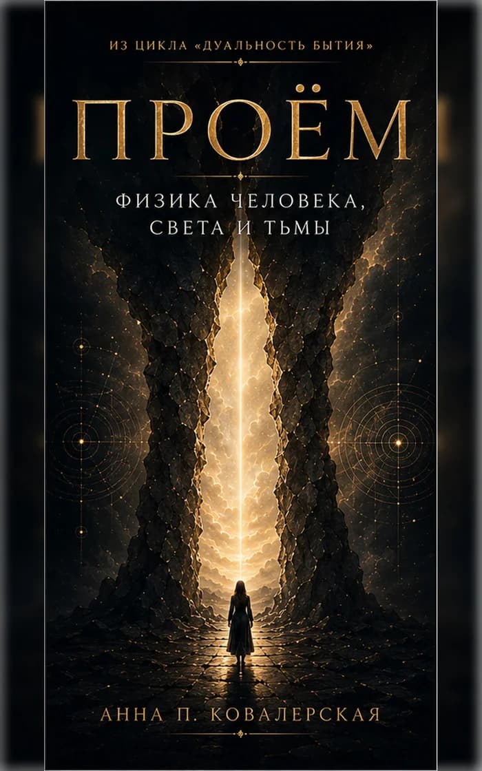 Проём — Физика человека, света и тьмы. Обложка книги
